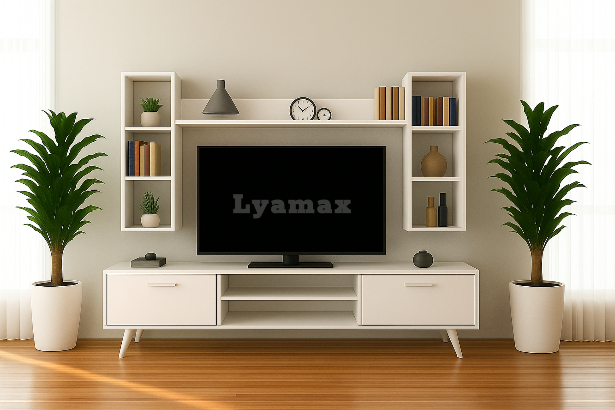 Meuble tv blanc